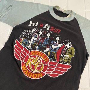 1980’s REO Speedwagon Baseball Tee